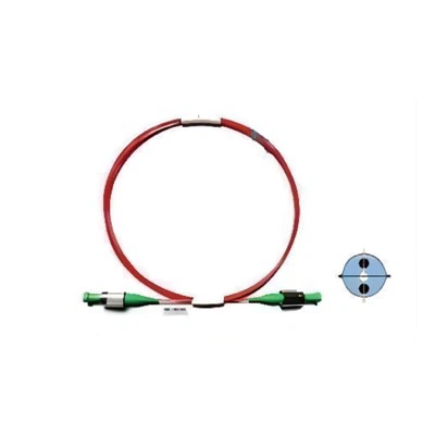 分極-光ファイバーコネクタの維持